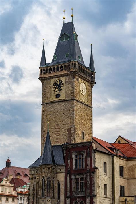 Old Town City Hall Prague In Czech Republic Stock Image Image Of