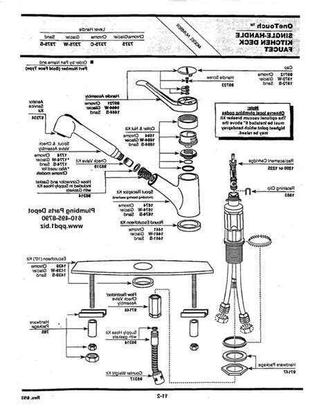 Moen kitchen faucet parts diagram leaky repair. awesome Awesome Moen Kitchen Faucet Installation 37 With ...
