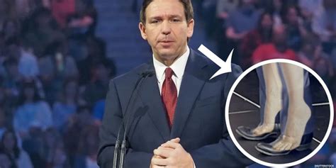 Is Ron Desantis Secretly Wearing Heel Lifts In His Shoes