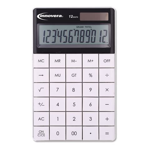 15973 Large Button Calculator 12 Digit Lcd