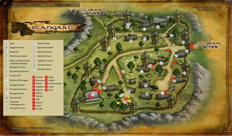 Wonderful Places In Lotros Middle Earth Atlas Of The Great River Lotro