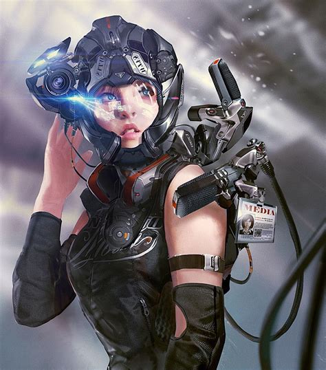 Reporter Cyberpunk Concept Art World Concept Art Characters