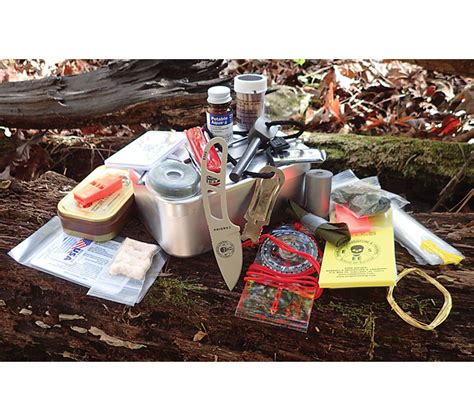 Mess Tin Survival Kit With Pouch Esee Knives 5col 5col Survival