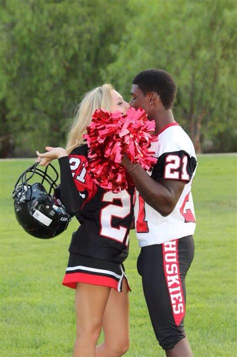 Cheer Football Couples Jjtaylor And Maddy Thompson Cheer Football Couple Cute Couples Football