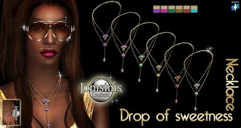 My Sims 4 Blog Necklaces And Eyes By Jomsims