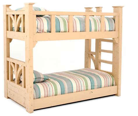 Reclaimed Wood Cottage Bunk Bed Beach Style Bunk Beds Other Metro