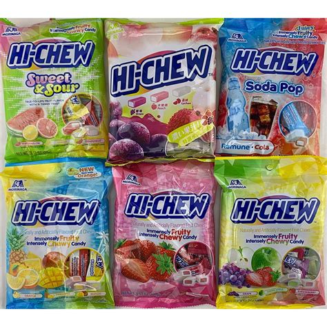 Hi Chew 6 Different Flavors Variety Pack Fruit Mix Tropical Mix Exclusive Sweet And Sour