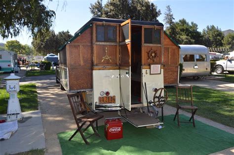 Starling Travel 1945 Homemade Popup From Vintage Camper Trailers