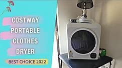 COSTWAY 13.2 lbs Electric Portable Clothes Dryer Review & How To Use | Compact Tumble Laundry Dryer