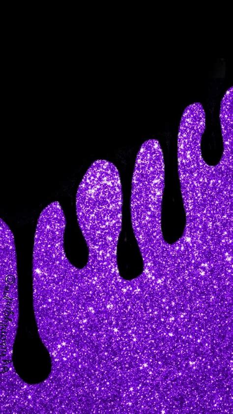 Purple Glitter Iphone Wallpaper Fondos De Pantalla