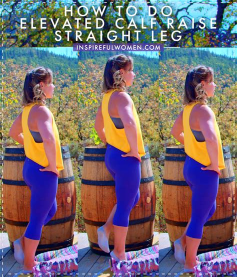 Elevated Single Leg Calf Raise Inspireful Women