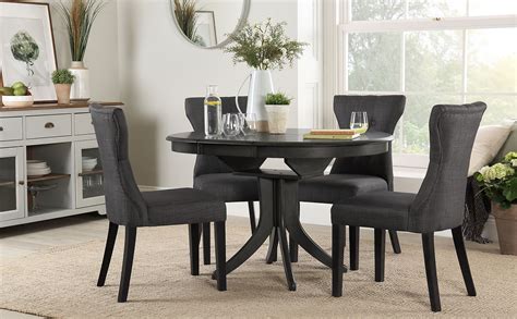 93,606 china furniture dining room products are offered for sale by suppliers on alibaba.com, of. Hudson Round Grey Wood Extending Dining Table with 6 ...