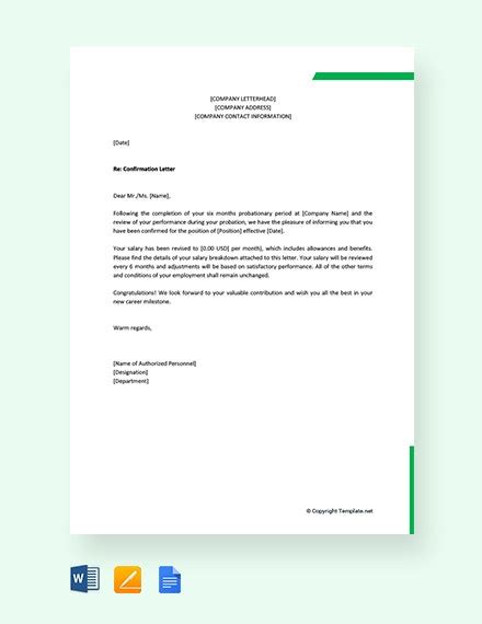 Here is very simple letter format for mailing account balance to customer as well as asking him to provide confirmation for the same. 16+ Confirmation Letter Templates - PDF, DOC | Free ...