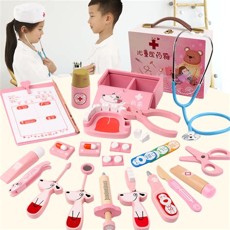 China Take Along Tool Kit Fine Doctor Tools For Toddlers Wooden Tool