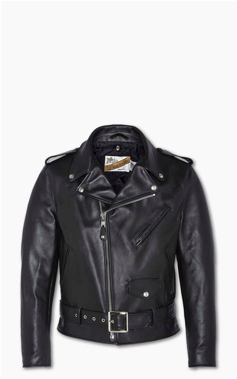 Schott Nyc 618 Cowhide Perfecto Leather Jacket Black Cultizm