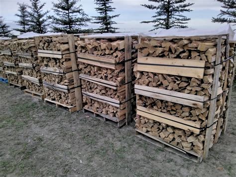 12 Cord Split Stack Birch Firewood Wood Depot
