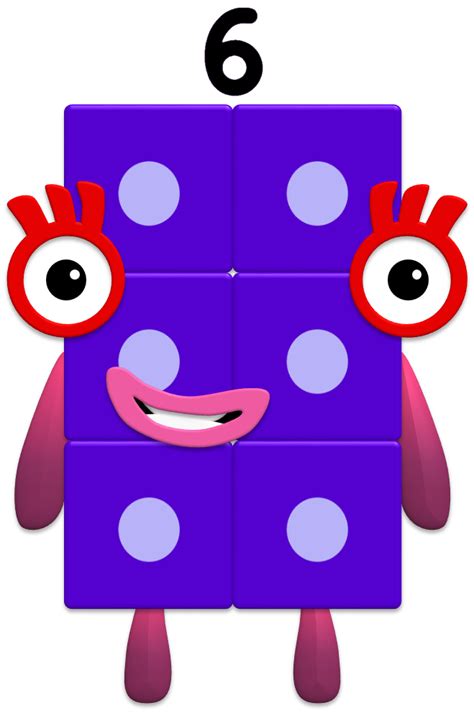 Numberblock Six With My Updated Rigs By Blushneki522 On Deviantart