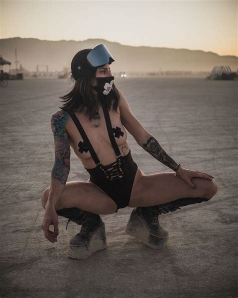 Pin By Peter On Tattoos In With Images Burning Man Girls