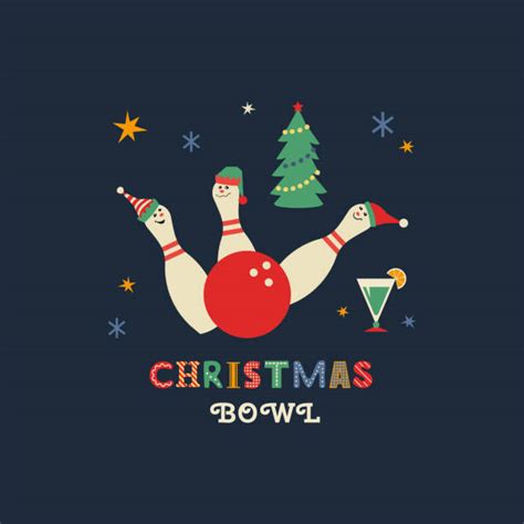 120 Christmas Bowling Stock Illustrations Royalty Free Vector