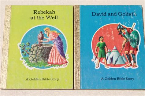 Collection Of 1960s Vintage Little Golden Books Bible Stories Series