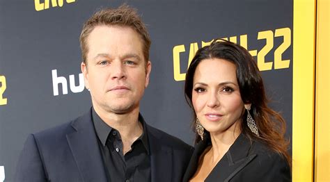 Ranked among forbes' most bankable stars. Matt Damon & Wife Luciana Couple Up at 'Catch-22′ Premiere ...