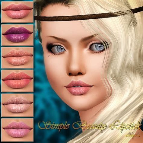 Simple Beauty Lipstick By Alga Sims 3 Downloads Cc Caboodle Sims 3
