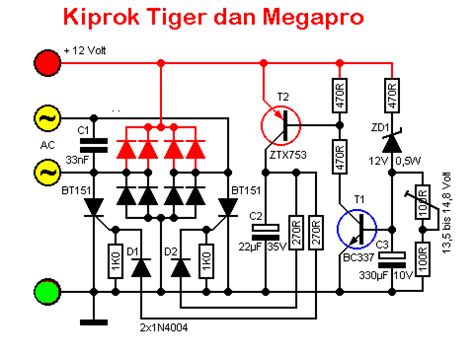 Skema Kiprok Motor Tiger Skema Diagram