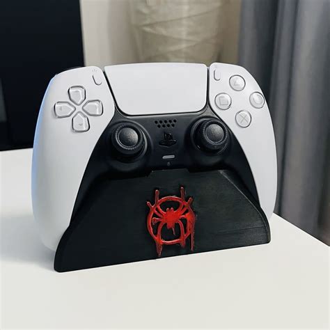 Stl File Miles Morales Ps5ps4 Controller Stand 🦸‍♂️・design To Download