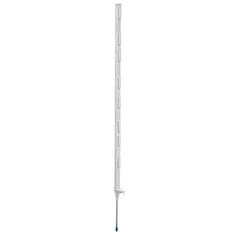 An electric fence is an incomplete electrical circuit. Fi-Shock 48 in. Plastic White Step-in Fence Post-A-48 - The Home Depot