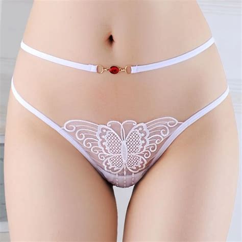 Women Sexy Thongs Hollow Panties Girl Bikini Embroidery Underwear Lace Lingerie Female