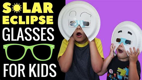 Solar Eclipse Glasses For Kids Youtube