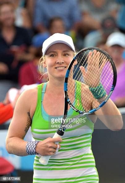 bethanie mattek sands of the us celebrates after victory in her news photo getty images