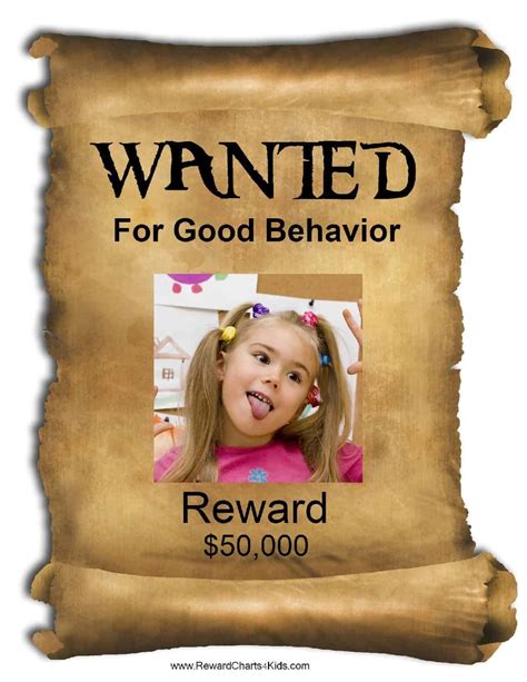 Free Printable Wanted Poster Template Customize Online And Print At Home