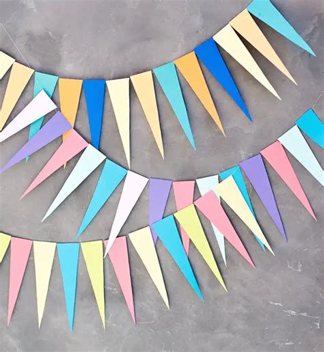 Gigantic Triangle Party Garland A Subtle Revelry