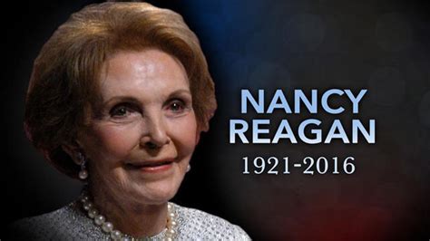Nancy Reagan Dies At The Age Of 94