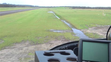 Longranger Helicopter Take Off From Ballina Airport Youtube
