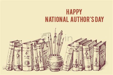 Happy National Authors Day 2019 Dizain