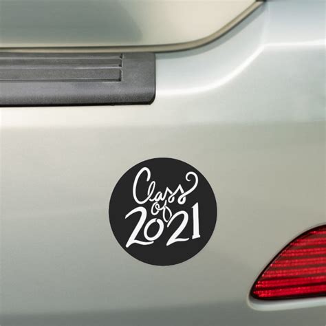 Class Of 2021 Senior Graduation Grad Car Magnet Zazzle