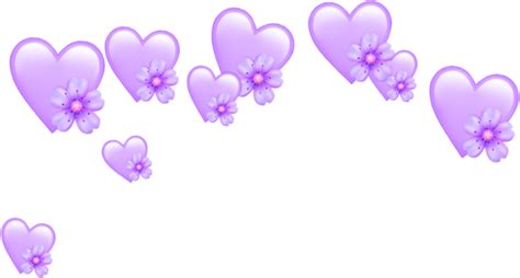 Kawaii Heart Hearts Crown Tumblr Emoji Emojis Sticker