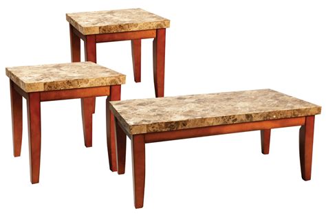 Maybe you would like to learn more about one of these? Faux Marble Cocktail Table & 2 End Tables at Gardner-White
