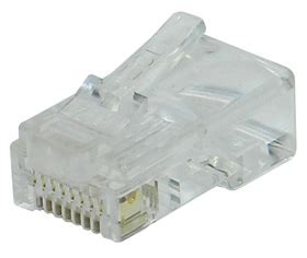 The cable standard provides performance of up to 100 mhz and is suitable for most varieties of ethernet over. cat 5 RJ-45 Connector UL Modular Plug for Solid Wire 2 ...