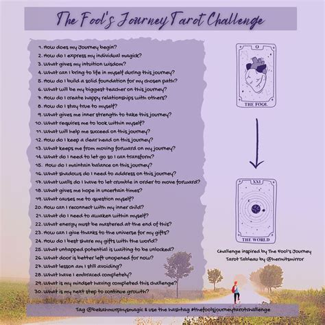 embark on the fool s journey tarot challenge