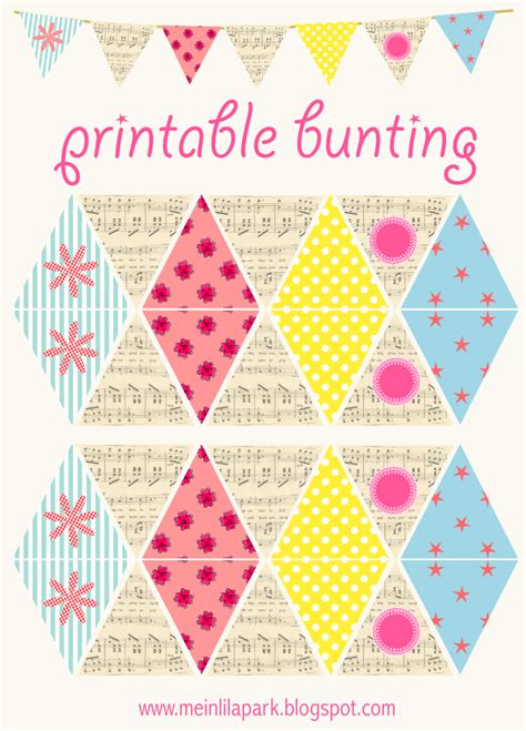 Free Printable Paper Bunting Vintage Bunting Paper Bunting Banners