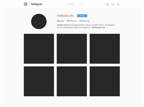 A grid layout = a template = an amazing instagram theme. Instagram Profile Mockup 2019 - Windows fonts (With images ...