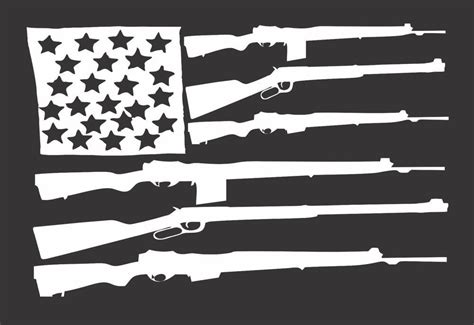 American Flag Gun Svg Free