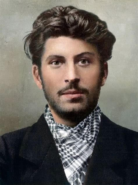 Colorized Photo Of Young Stalin 1902 Georgia Vladimir Lenin