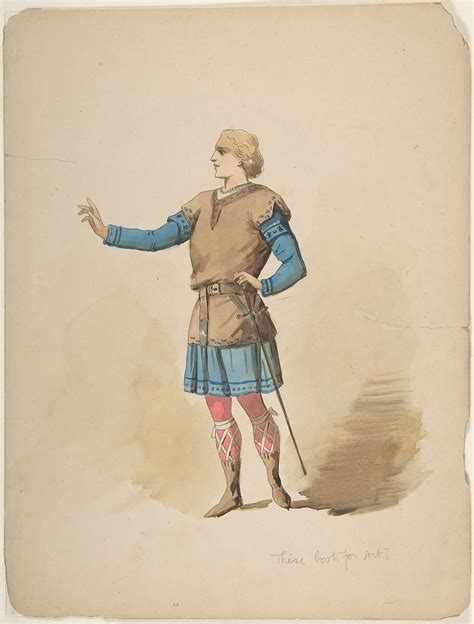 Charles Bianchini Design For Mans Medieval Costume The