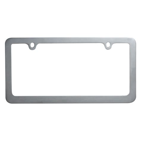 Oxgord® Lfzn 02 Standard Slim Chrome License Plate Frame