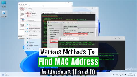 Find Your Mac Address In Windows 11 And 10 Various Methods