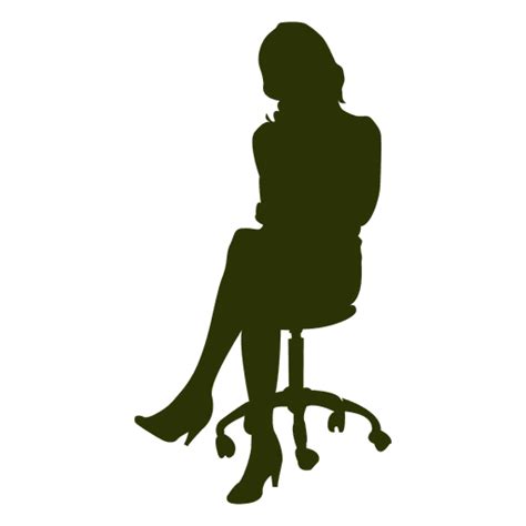 Girl Sitting On Chair 3 Transparent Png And Svg Vector File